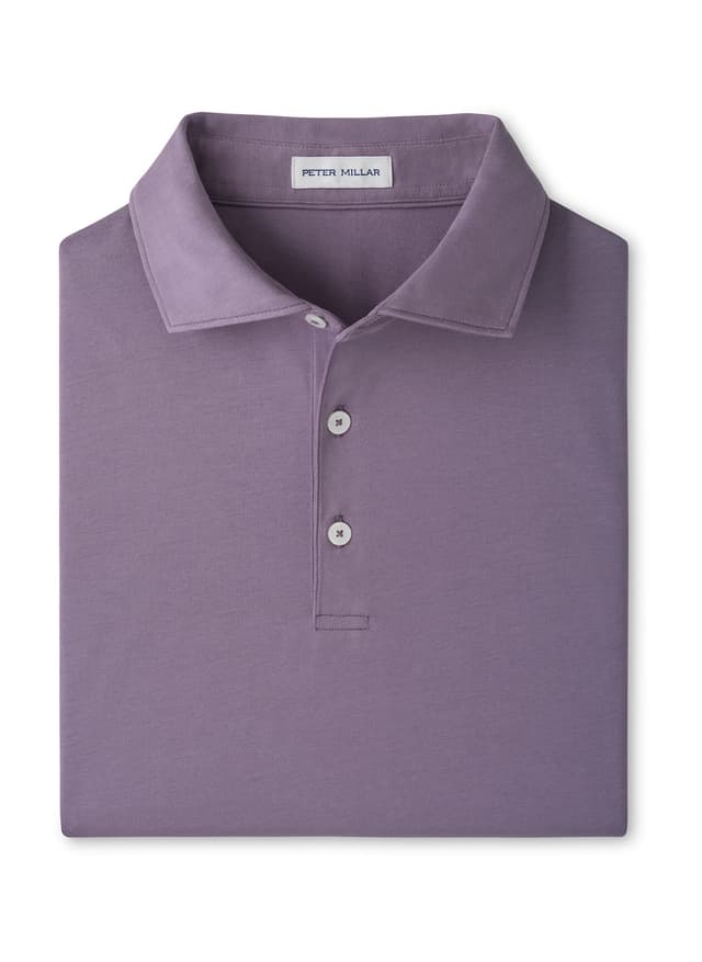 Peter Millar Men's Crown Flex Cotton Polo - F26 - Purple 3XL
