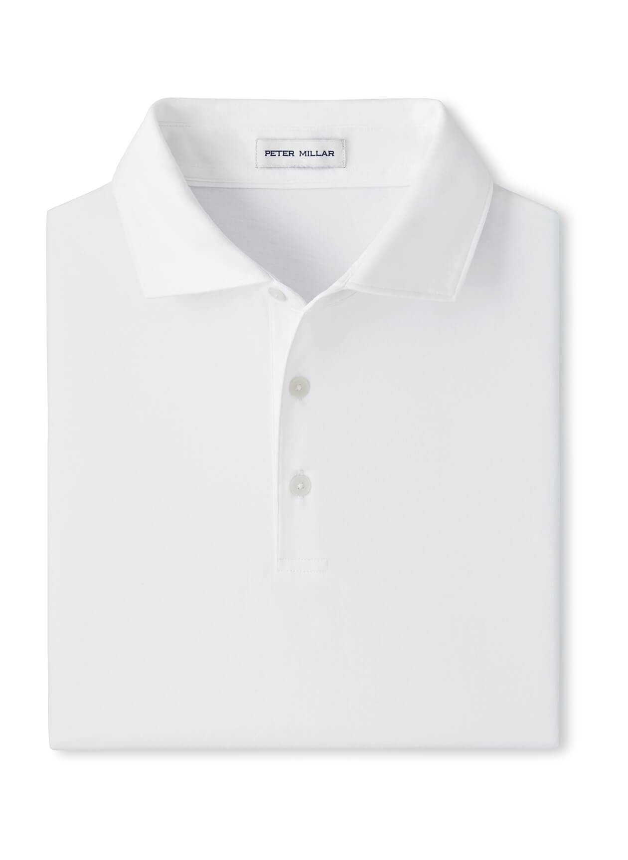 Peter Millar Men's Crown Flex Cotton Polo - F26 - White 3XL