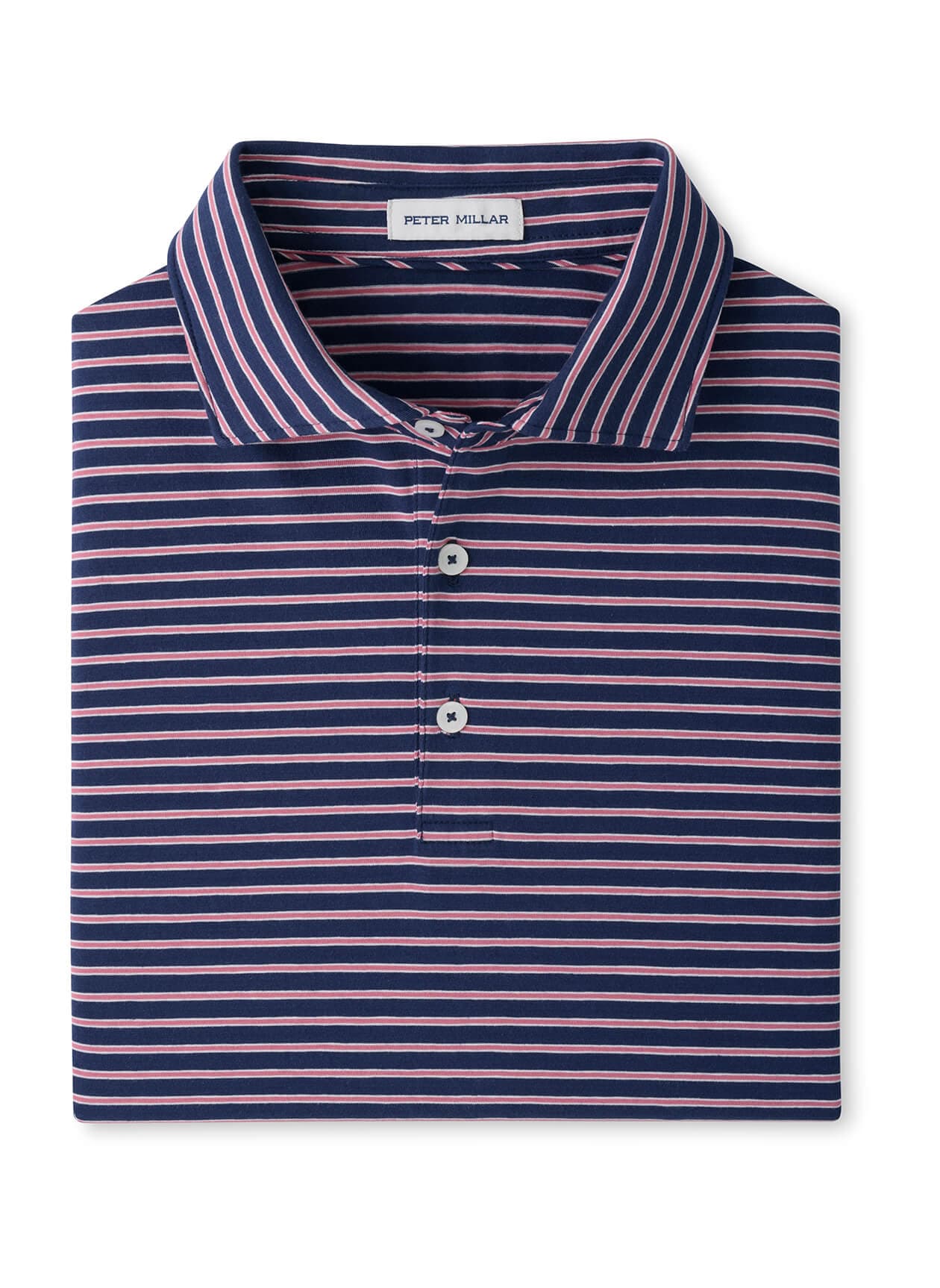 Peter Millar Men's Tripp Crown Flex Cotton Polo - Navy 3XL