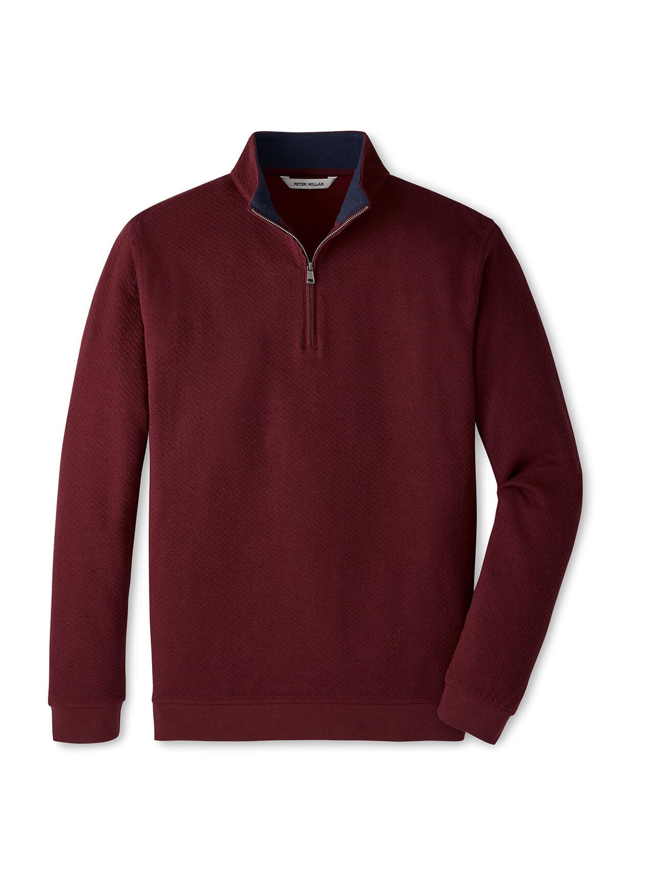 Peter Millar Men's Ridgeline Knit Quarter-Zip - Red 3XL