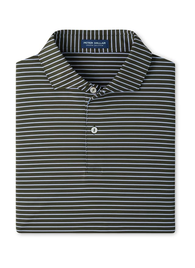 Peter Millar Men's Keynote Performance Jersey Polo - F26 - Green 3XL