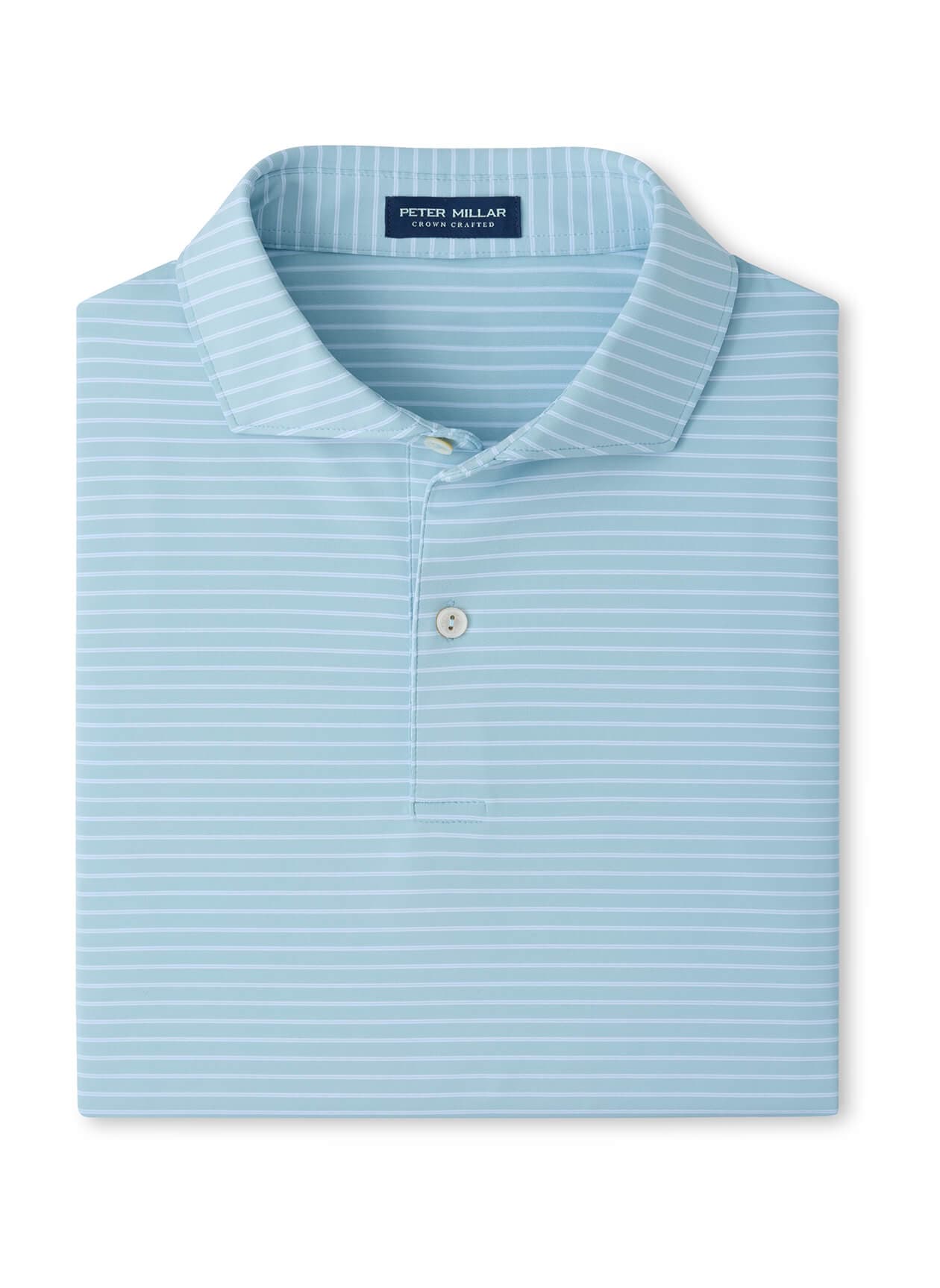 Peter Millar Men's Keynote Performance Jersey Polo - F26 - Cyan 3XL