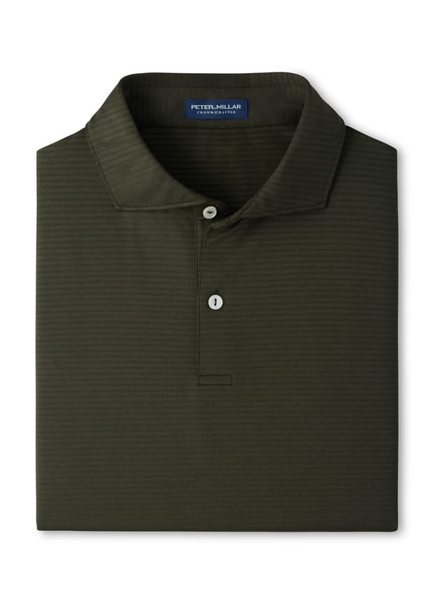 Peter Millar Men's Empire Performance Jersey Polo - F26 - Green 3XL