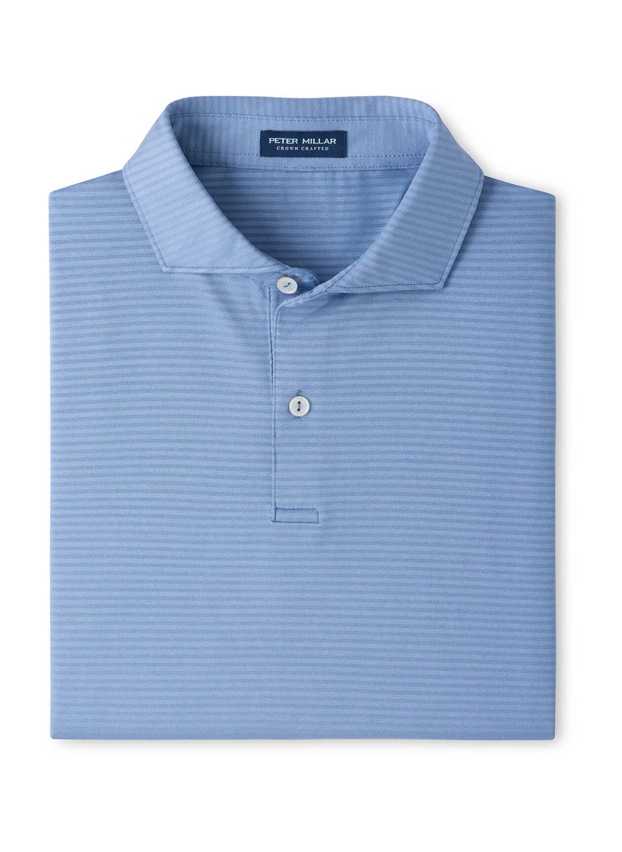 Peter Millar Men's Empire Performance Jersey Polo - F26 - Cyan 3XL