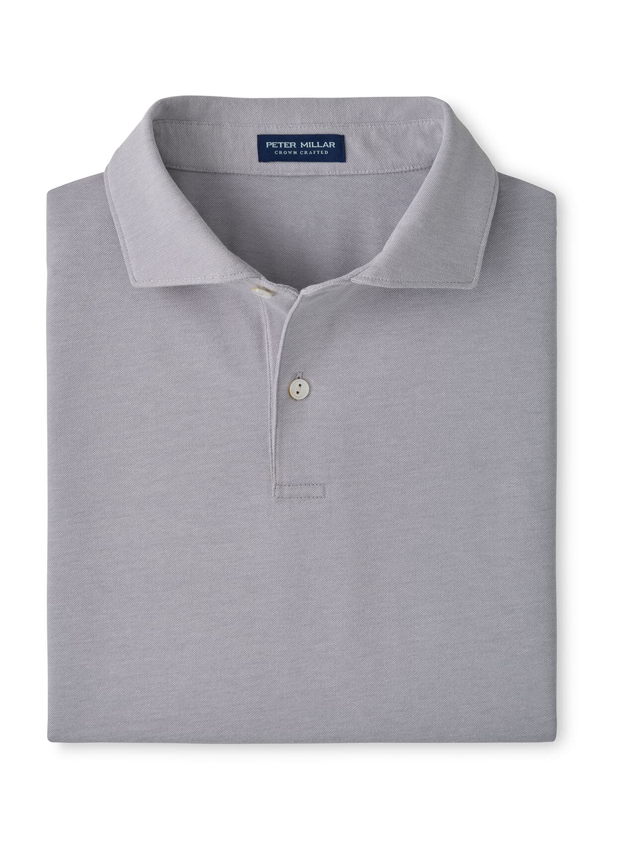 Peter Millar Men's Albatross Cotton-Blend Piqué Polo - Light Grey 3XL