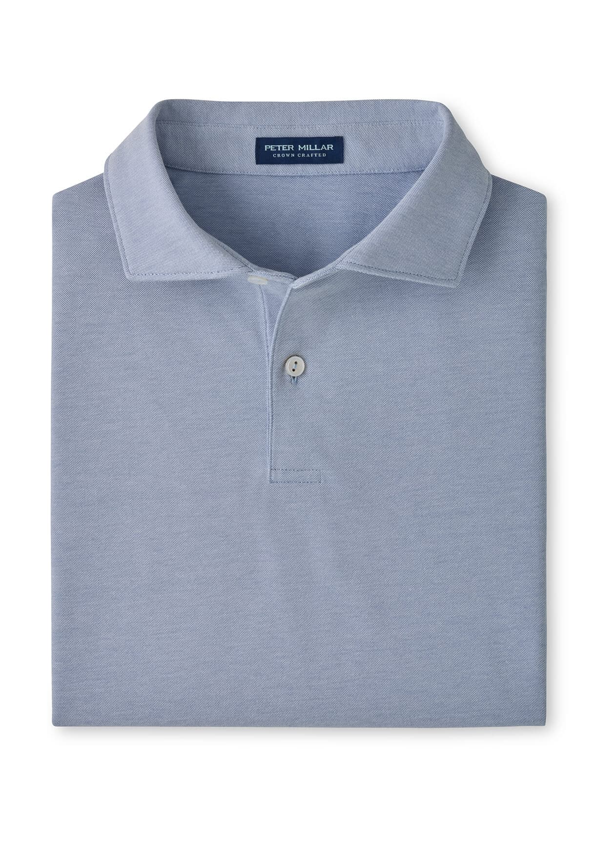 Peter Millar Men's Albatross Cotton-Blend Piqué Polo - Cyan 3XL