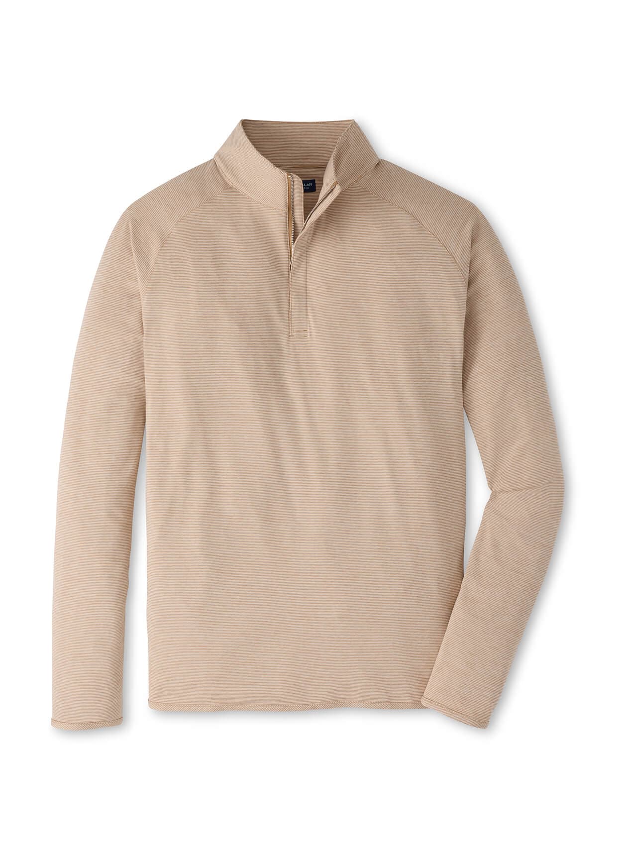 Peter Millar Men's Stealth Stripe Performance Quarter-Zip - F26 - Brown 3XL