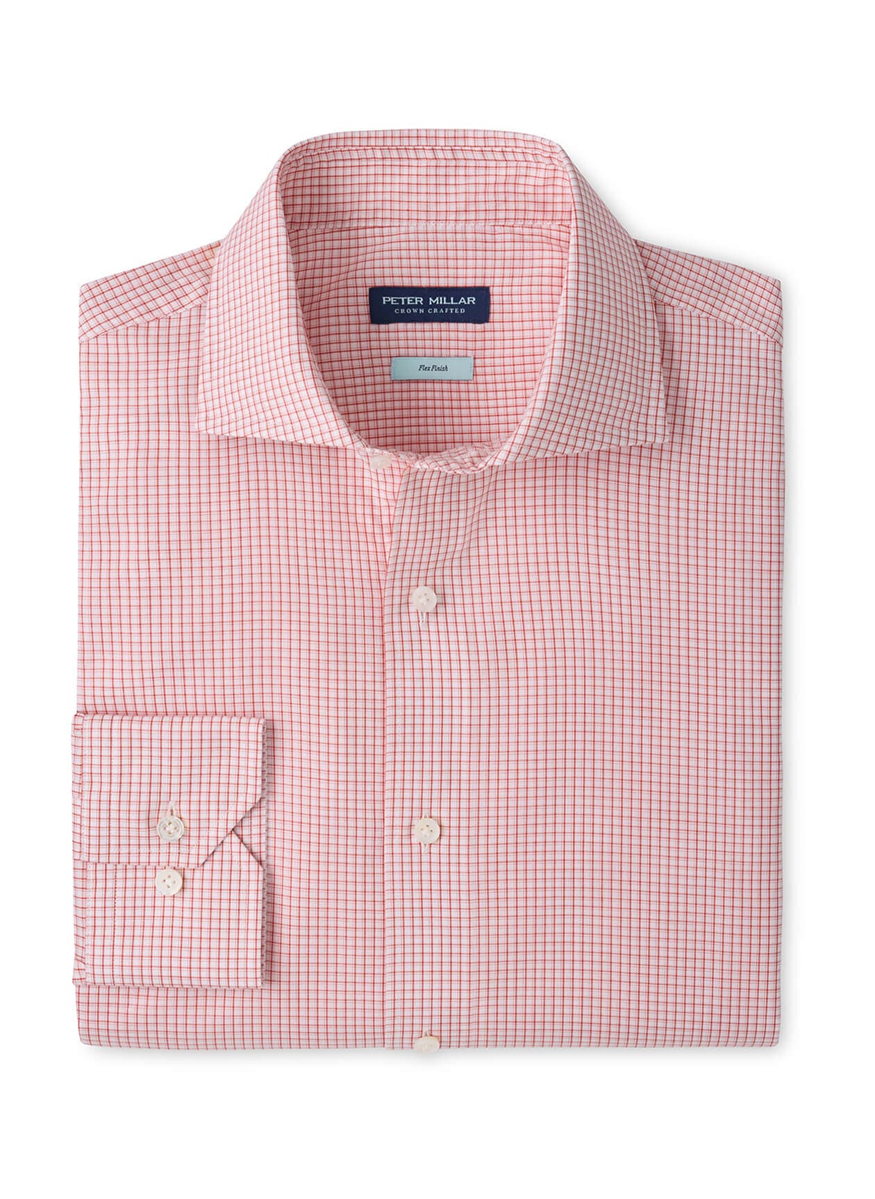 Peter Millar Men's Kenneth Cotton Sport Shirt - Red 3XL