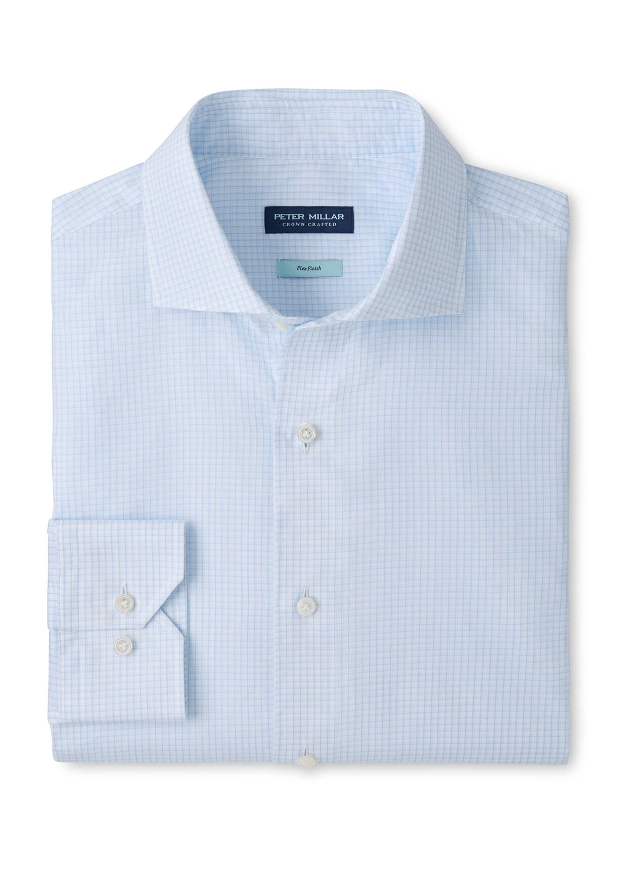 Peter Millar Men's Kenneth Cotton Sport Shirt - Cyan 3XL