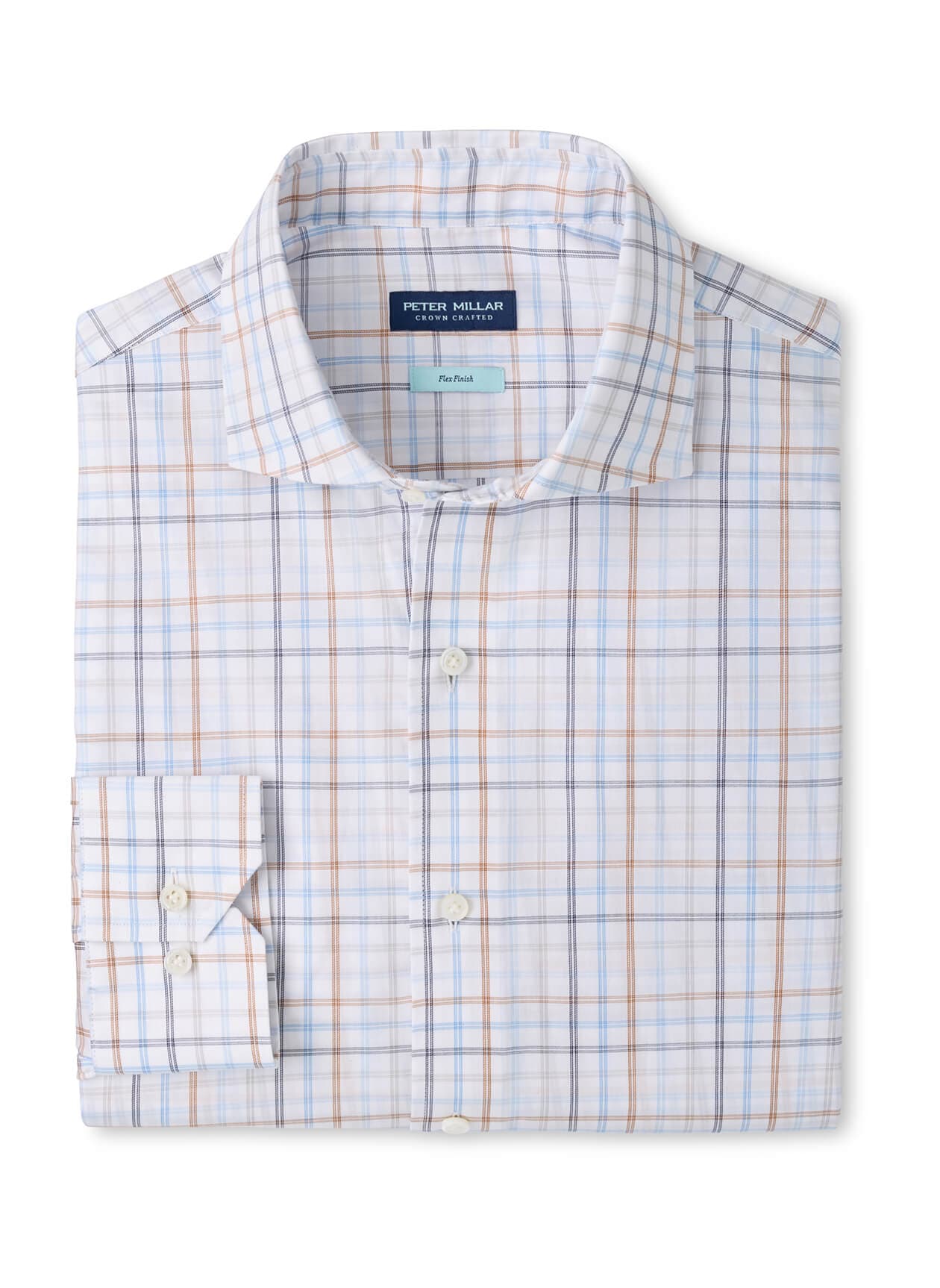 Peter Millar Men's Arthur Cotton Sport Shirt - Cyan 3XL