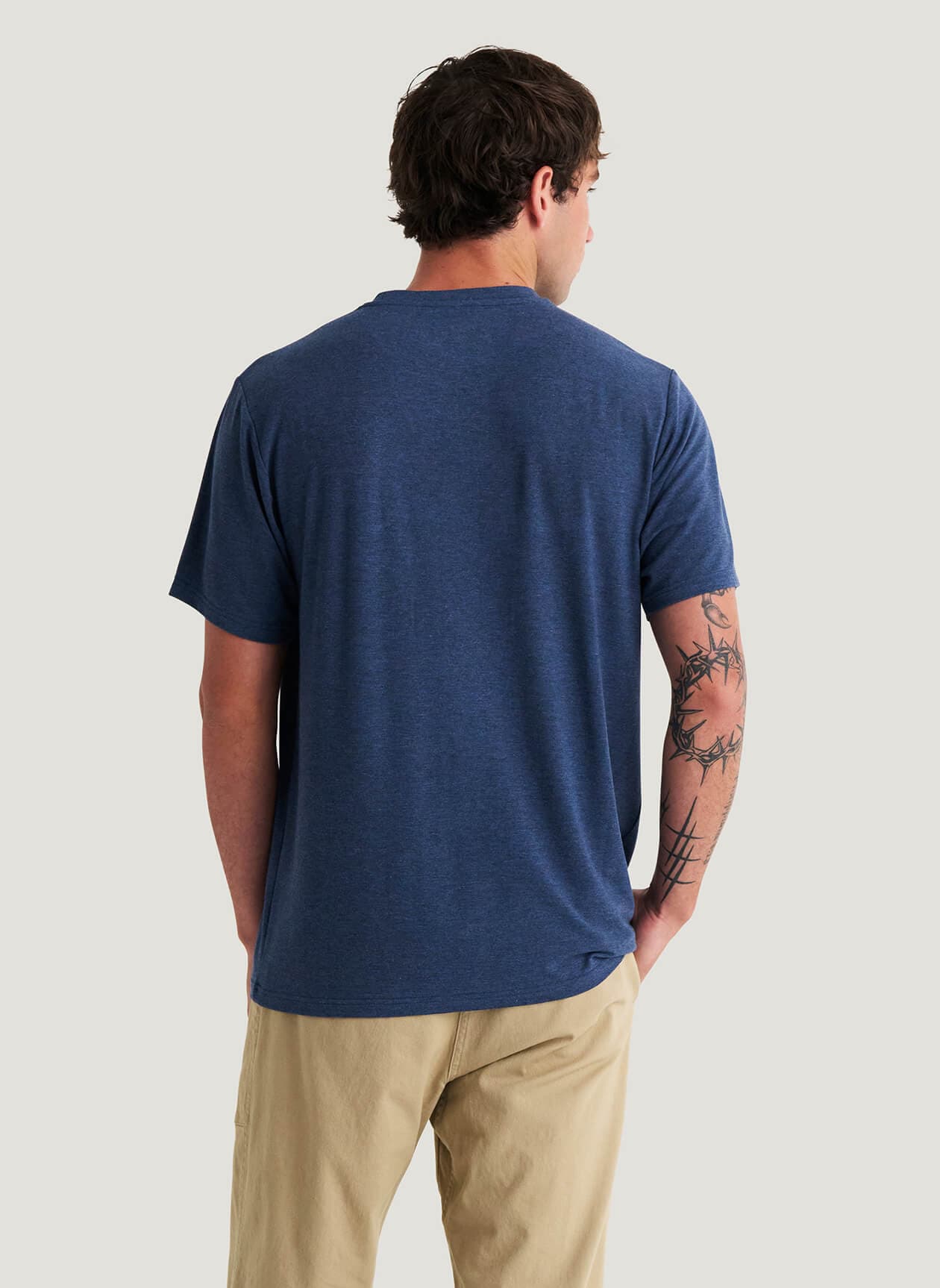 Free Fly Men's Bamboo Flex Pocket Tee - Navy 3XL