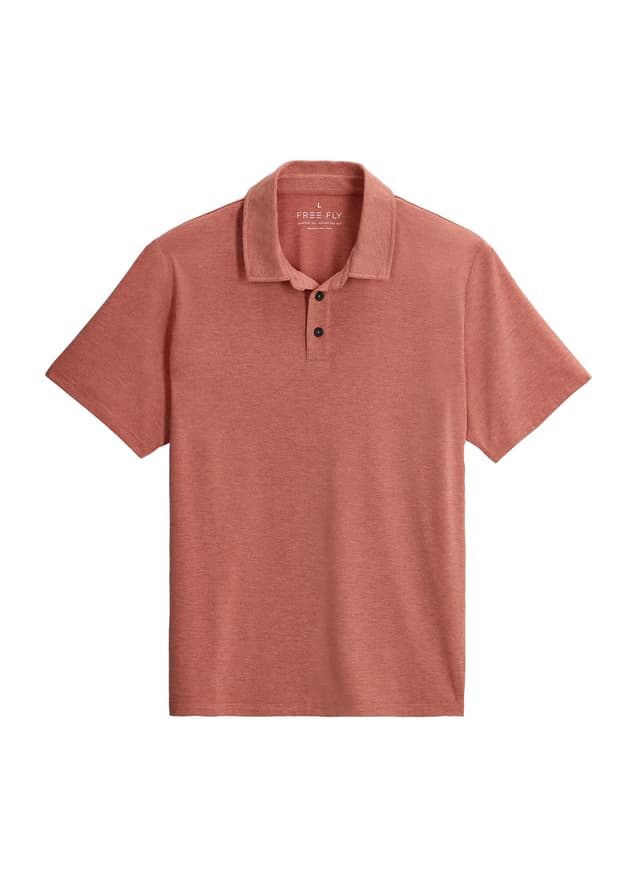 Free Fly Men's Bamboo Flex Polo II - Red 3XL
