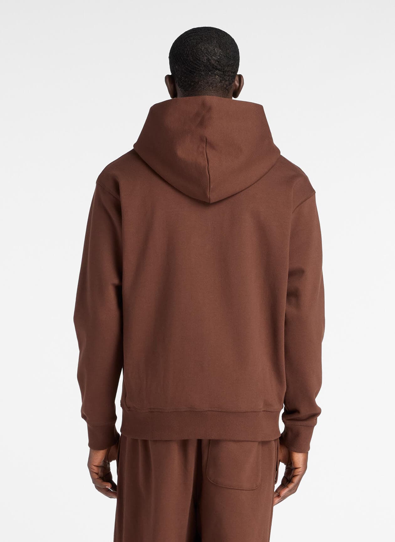 New Balance Men's Athletics French Terry Full Zip Hoodie - Brown LG