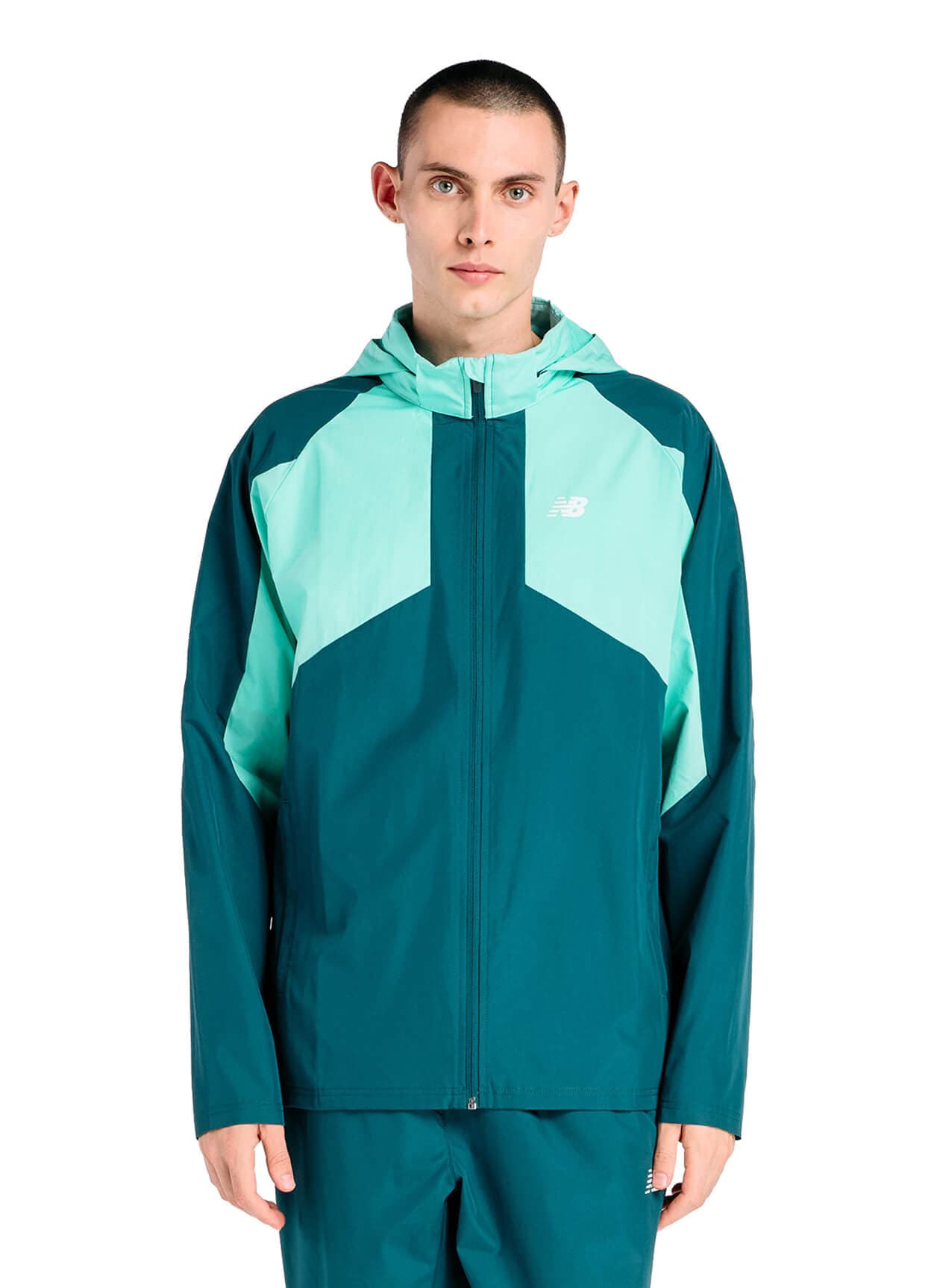 New Balance Men's Utility Woven Jacket - Green LG