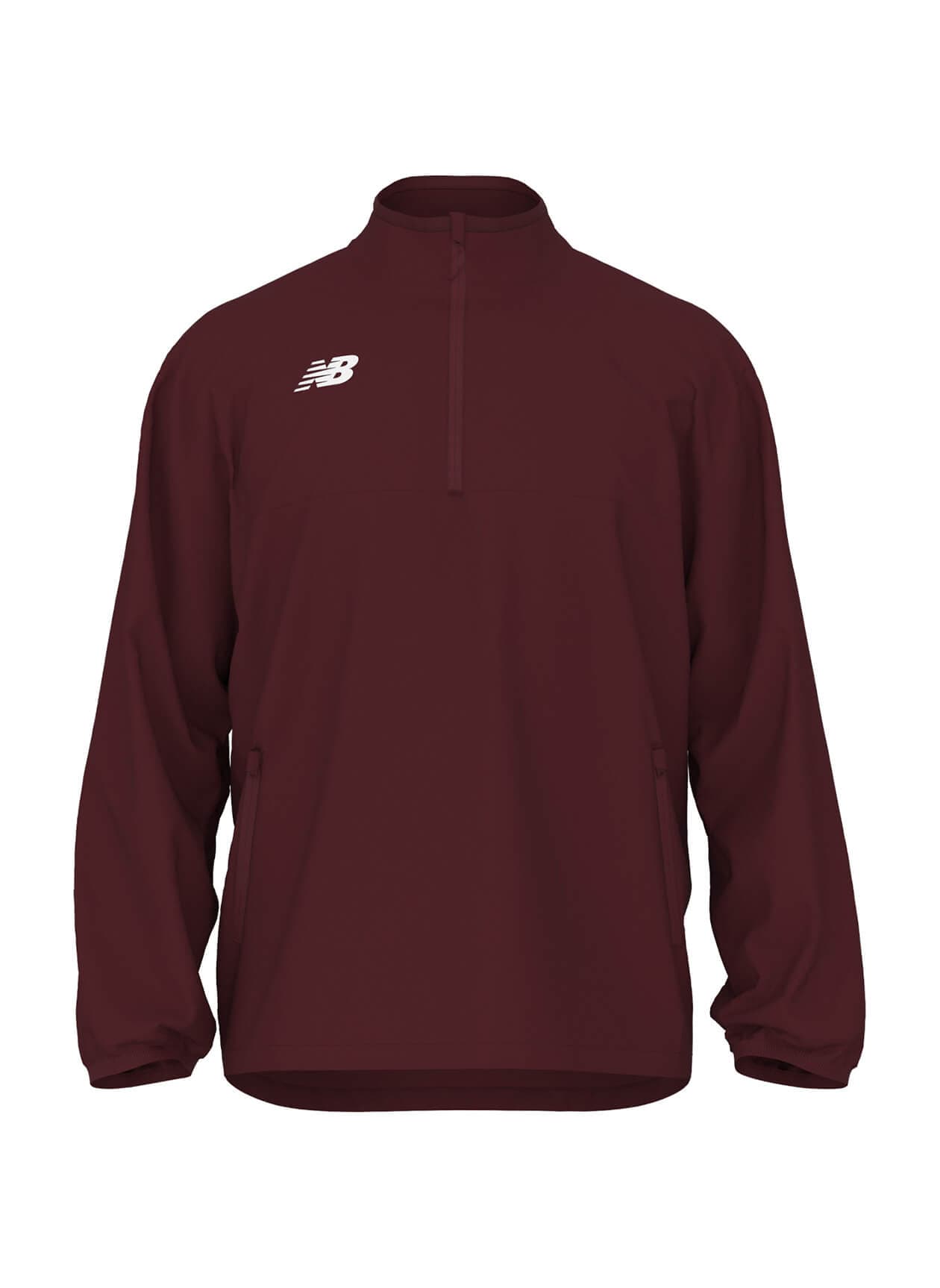 New Balance Men's Ascent Quarter-Zip - Red 3XL
