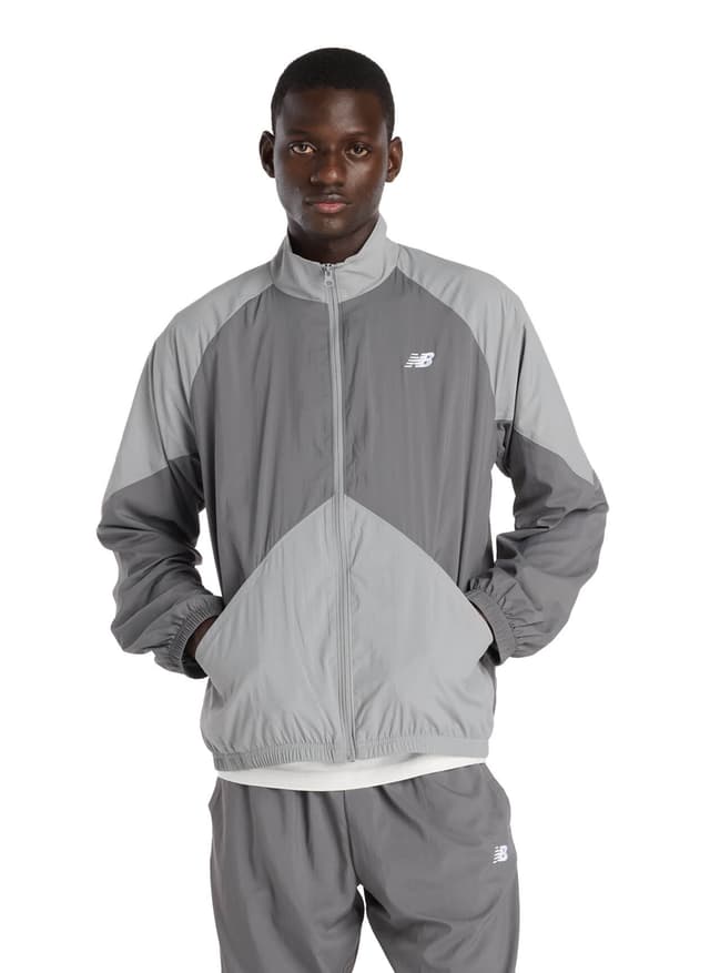 New Balance Men's Sport Legacy Jacket - Dark Grey LG