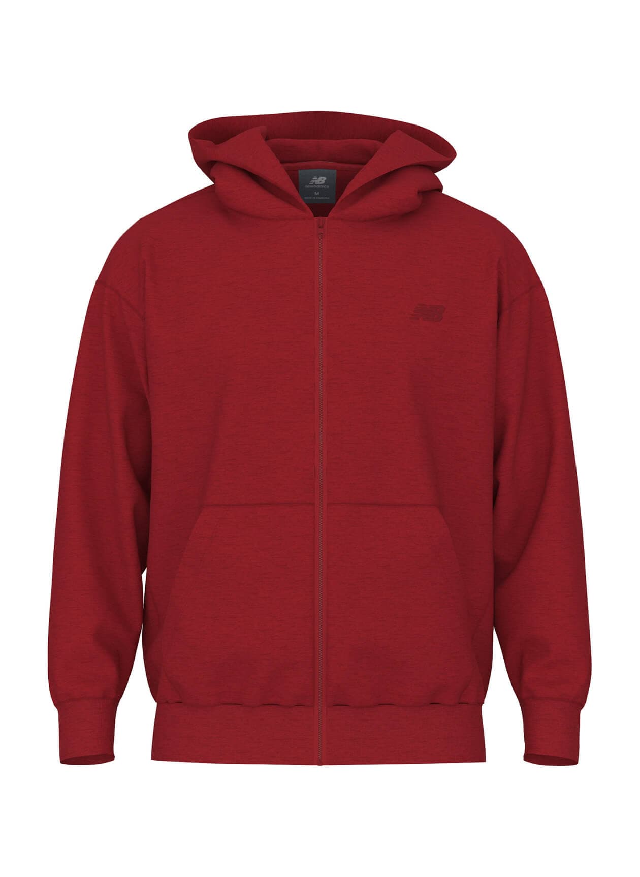New Balance Men's Team Athletics French Terry Full-Zip Hoodie - Team Red (TRE) 3XL