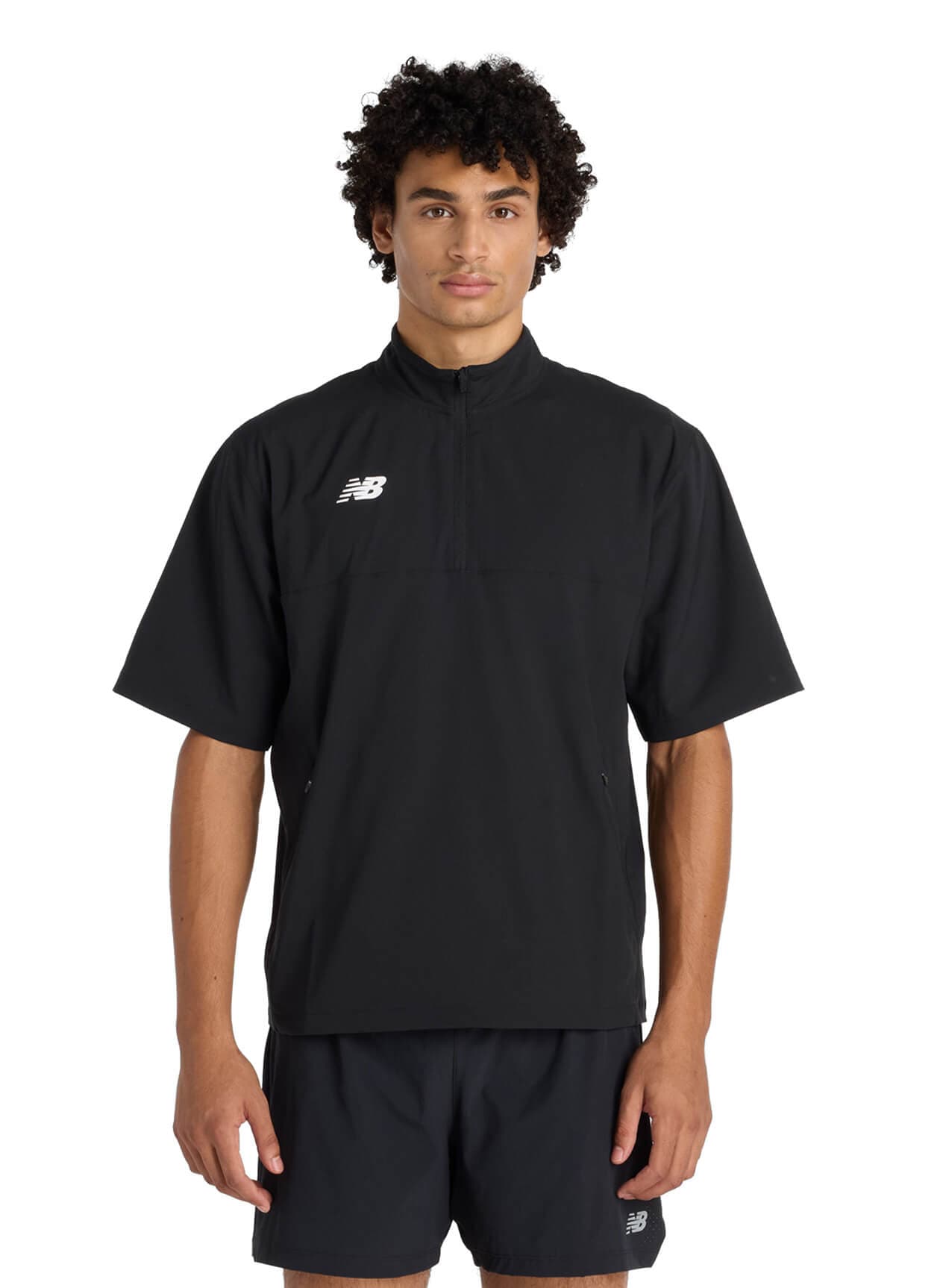 New Balance Men's Ascent Short-Sleeve Jacket - Black 3XL