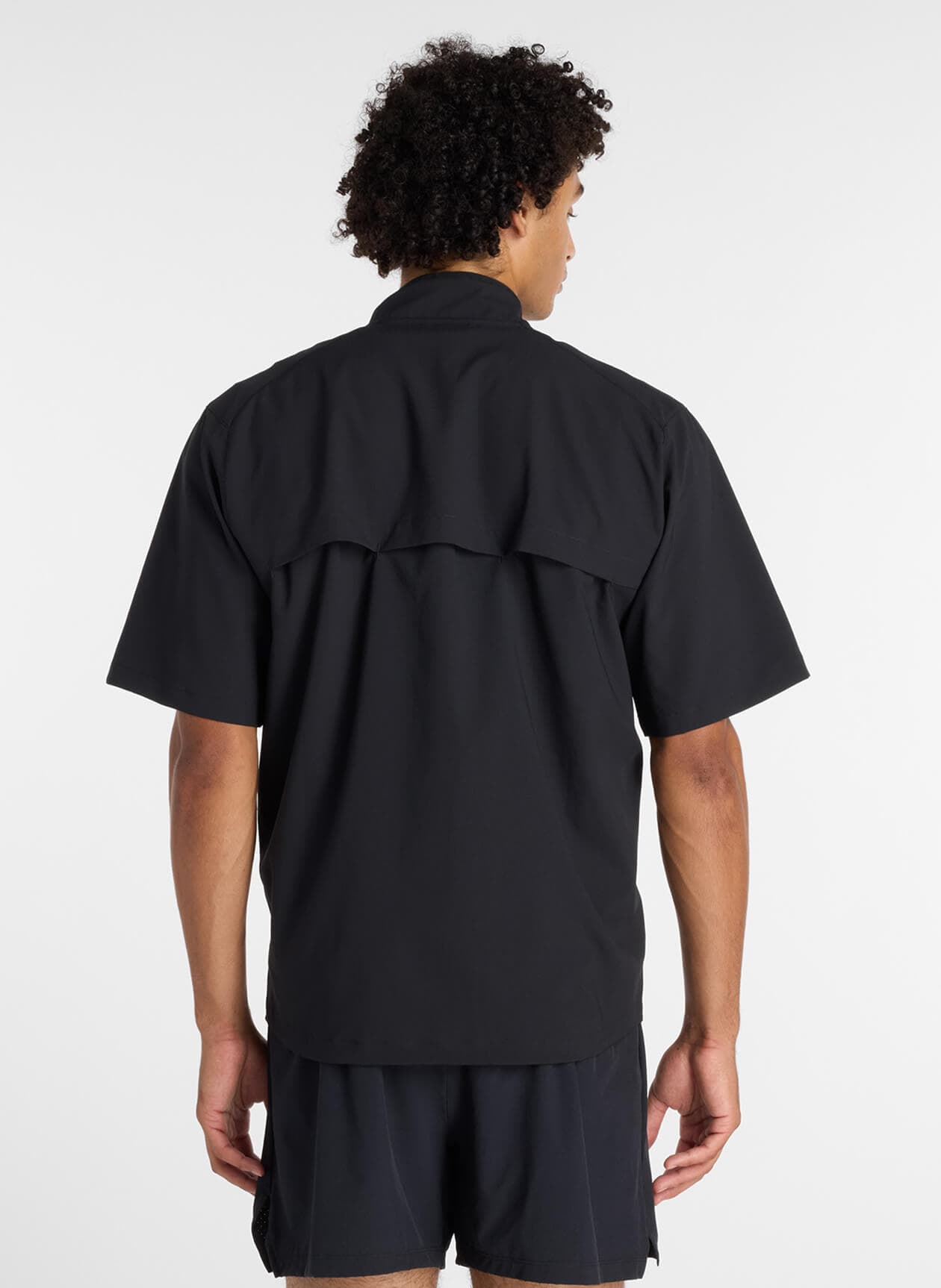 New Balance Men's Ascent Short-Sleeve Jacket - Black 3XL