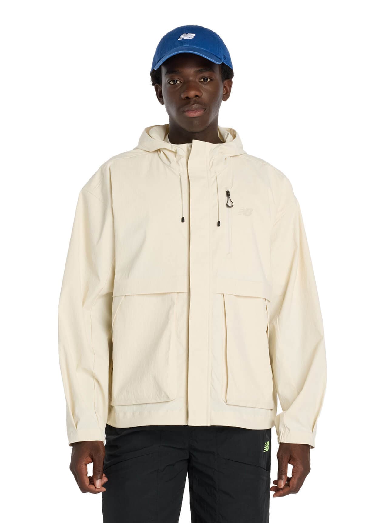 New Balance Men's Athletics Ripstop Jacket - White LG