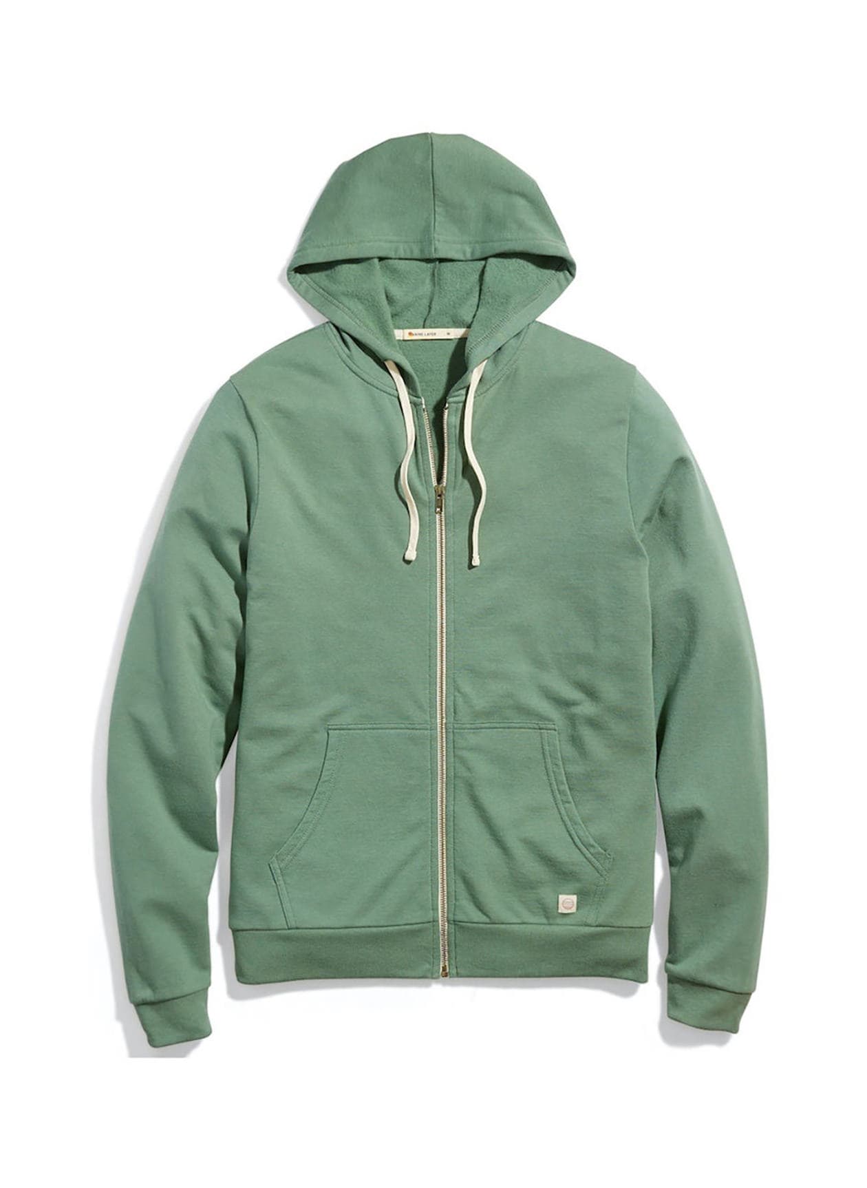 Marine Layer Men's Afternoon Zip Hoodie - Green 3XL
