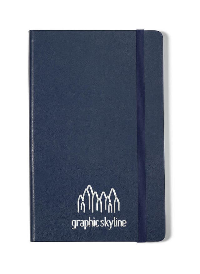 Moleskine Hard Cover Ruled Large Notebook - Navy MISC