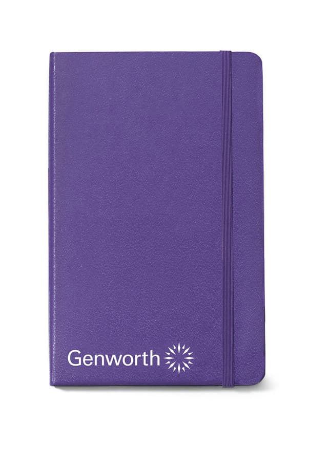 Moleskine Hard Cover Ruled Large Notebook - Purple MISC