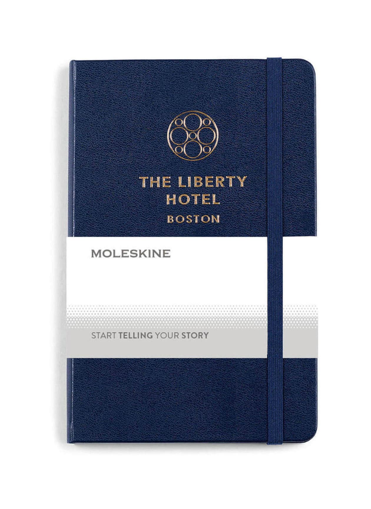 Moleskine Hard Cover Ruled Medium Notebook - Navy MISC
