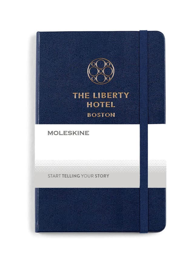 Moleskine Hard Cover Ruled Medium Notebook - Navy MISC
