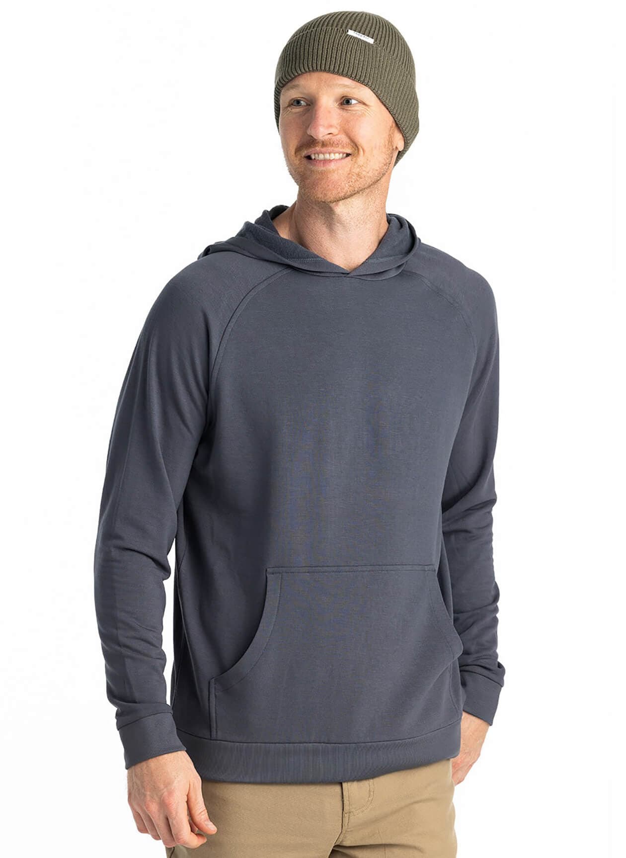 Free Fly Men's Bamboo Lightweight Fleece Hoodie - Navy 3XL