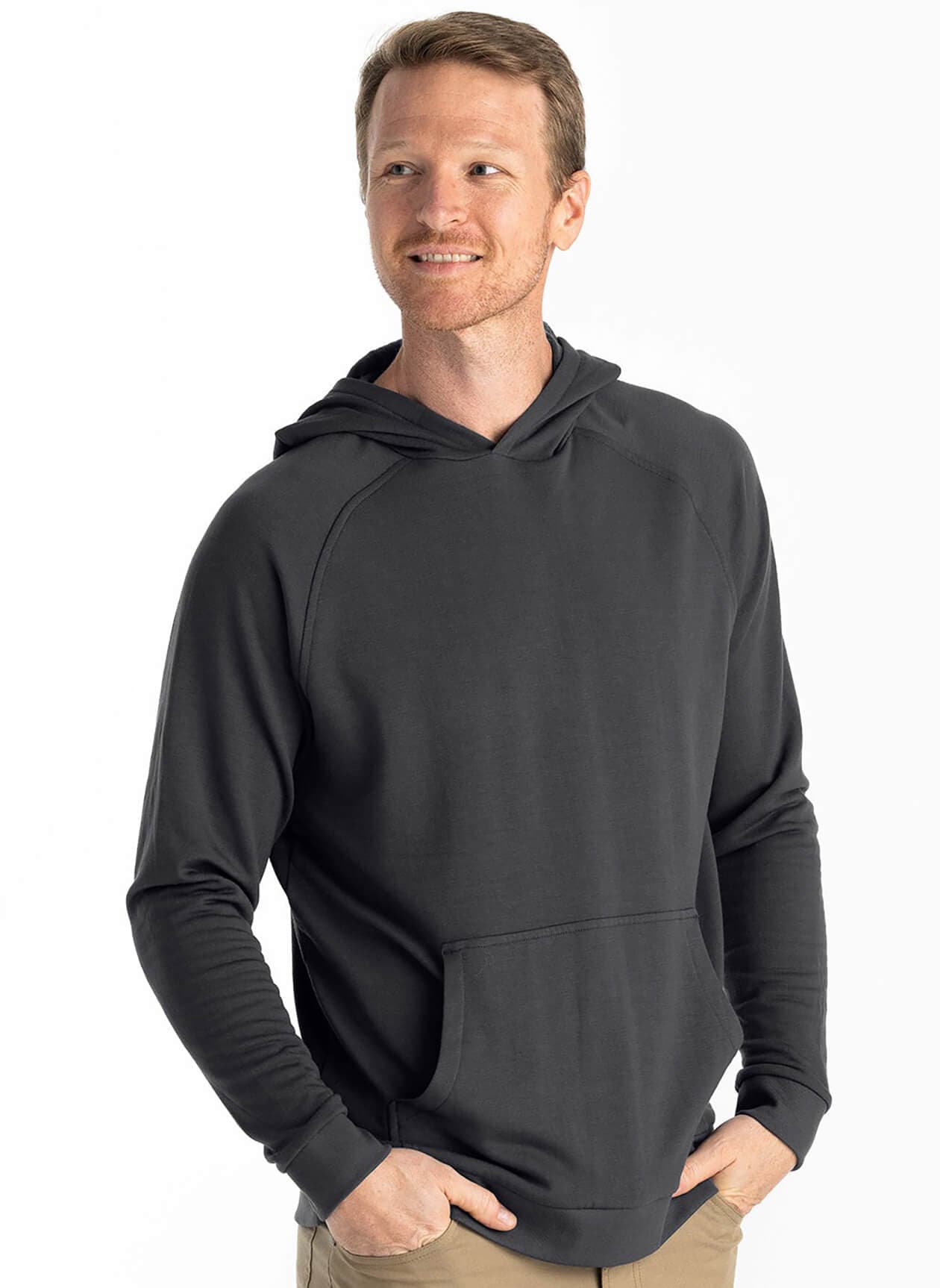 Free Fly Men's Bamboo Lightweight Fleece Hoodie - Black 3XL