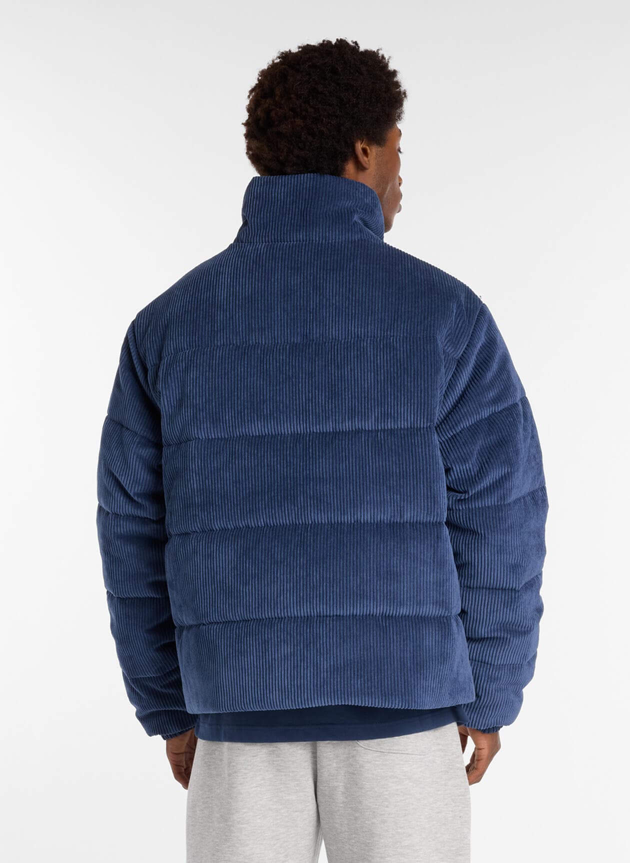 New Balance Men's Athletics Corduroy Puffer - Navy LG