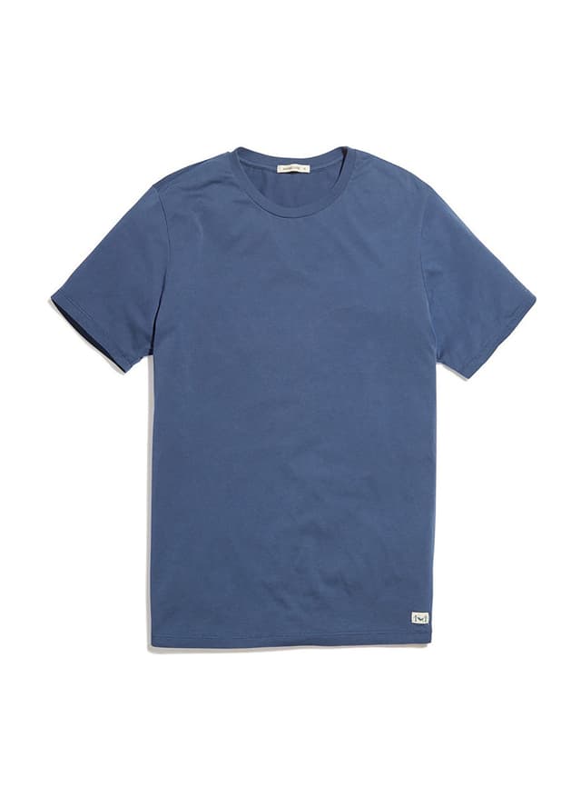 Marine Layer Men's Signature Crew T-Shirt - Blue 3XL