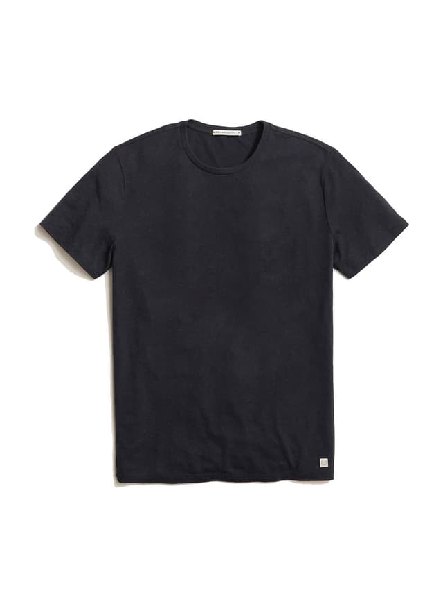 Marine Layer Men's Re-Spun Signature Crew T-Shirt - Black 3XL
