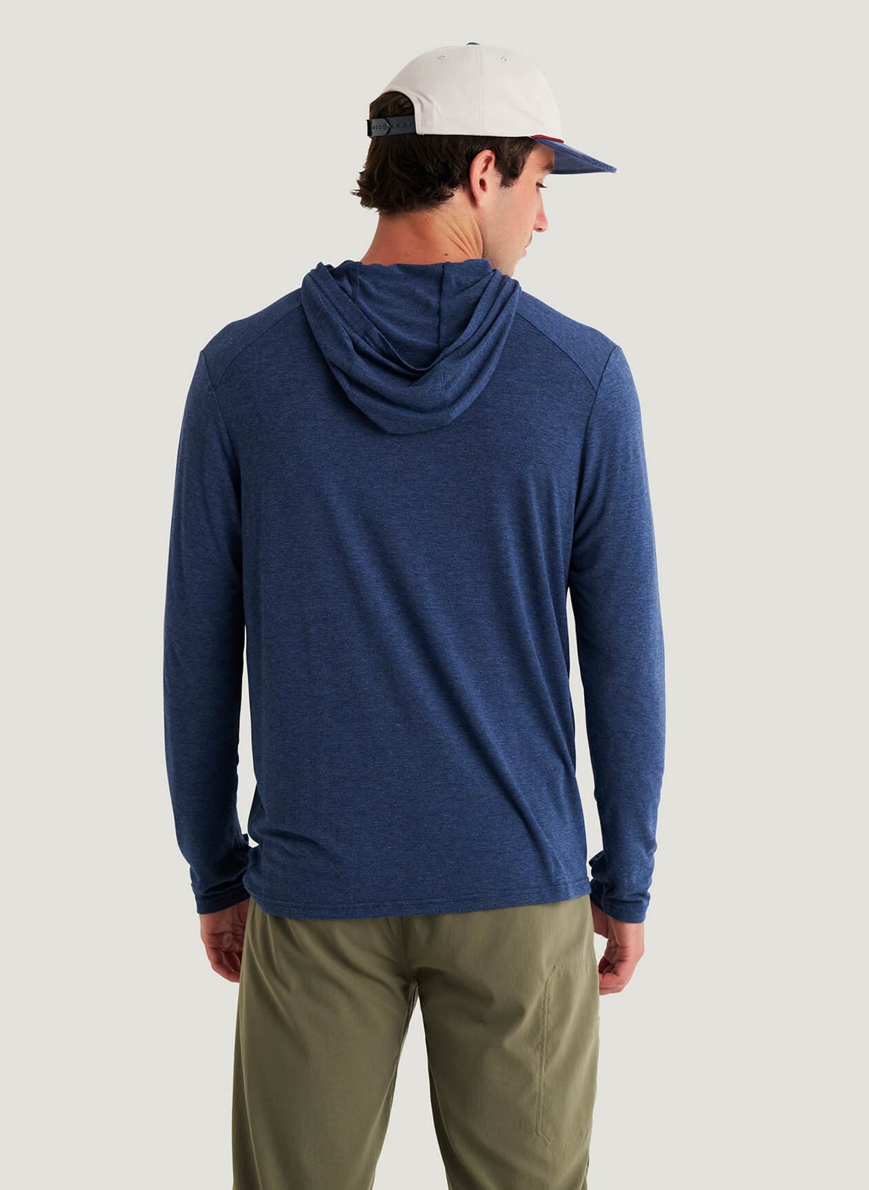 Free Fly Men's Bamboo Shade Hoodie - Navy 3XL