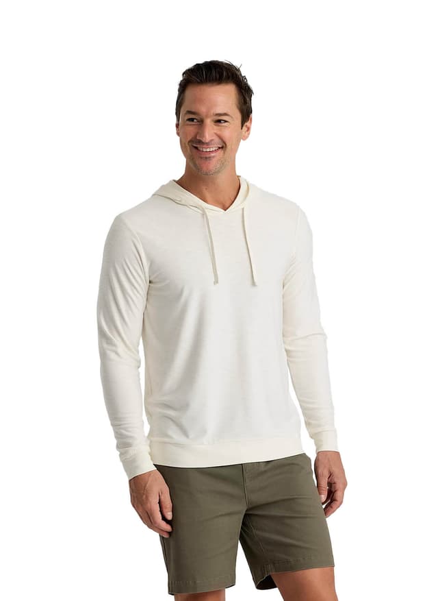 Free Fly Men's Bamboo Slub Hoodie II - White 3XL