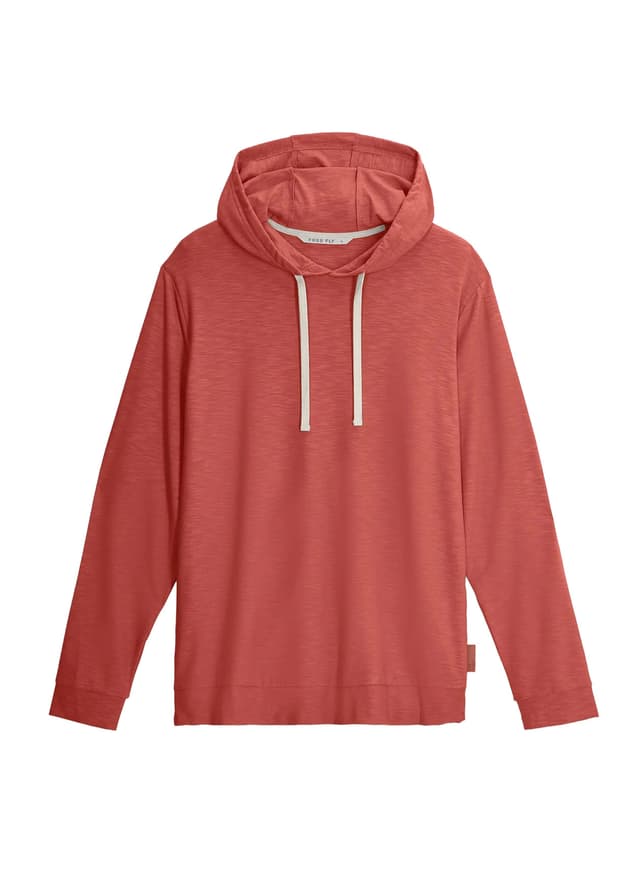 Free Fly Men's Bamboo Slub Hoodie II - Red 3XL