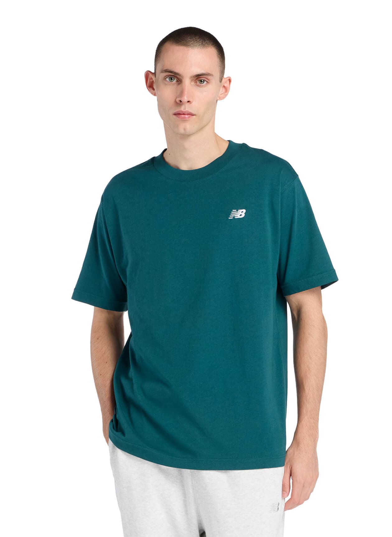 New Balance Men's Sport Essentials Cotton T-Shirt - Green LG
