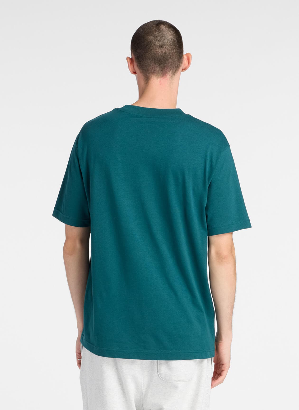 New Balance Men's Sport Essentials Cotton T-Shirt - Green LG