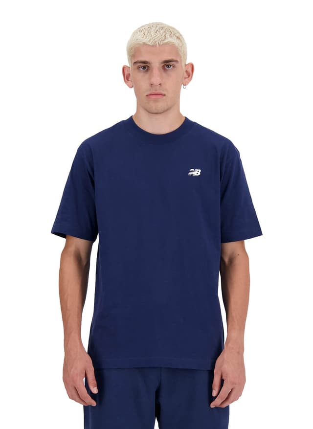 New Balance Men's Sport Essentials Cotton T-Shirt - Navy LG