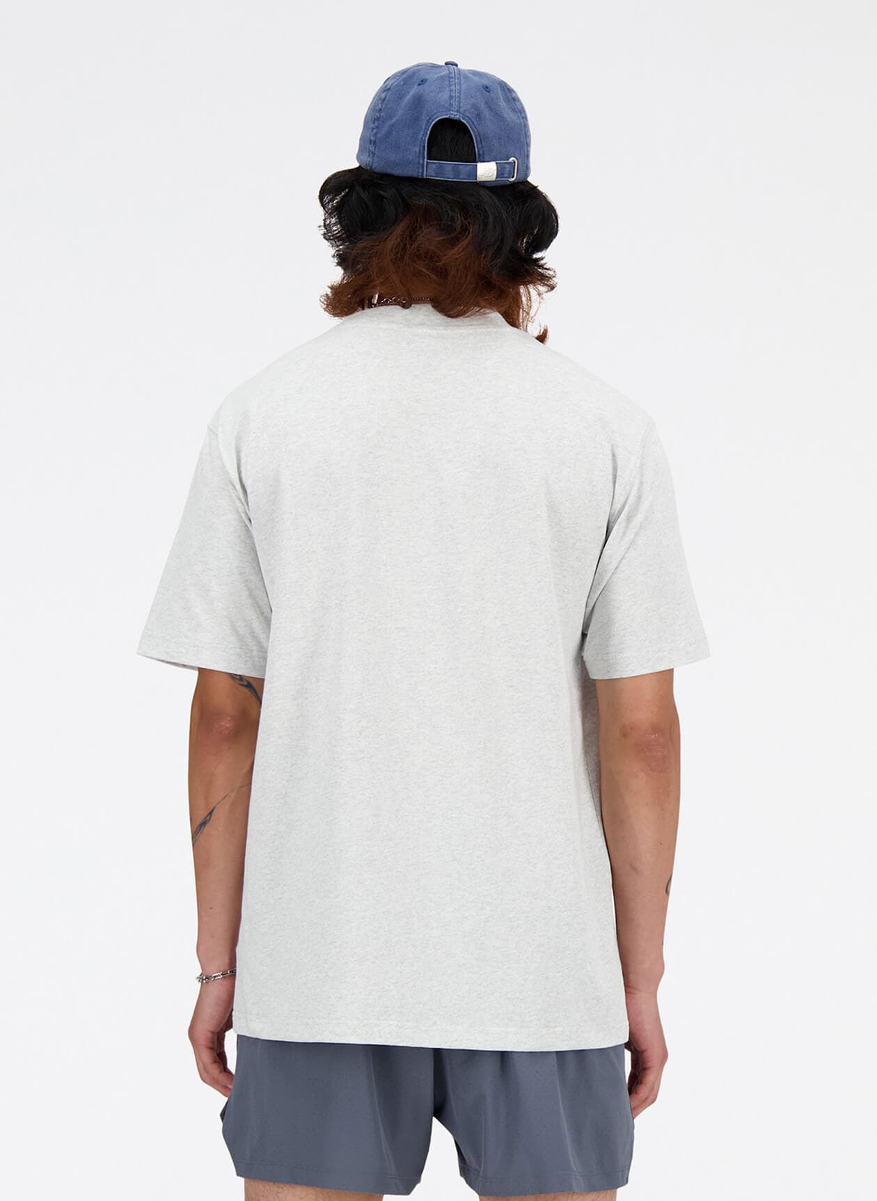 New Balance Men's Athletics Cotton T-Shirt - Light Grey LG