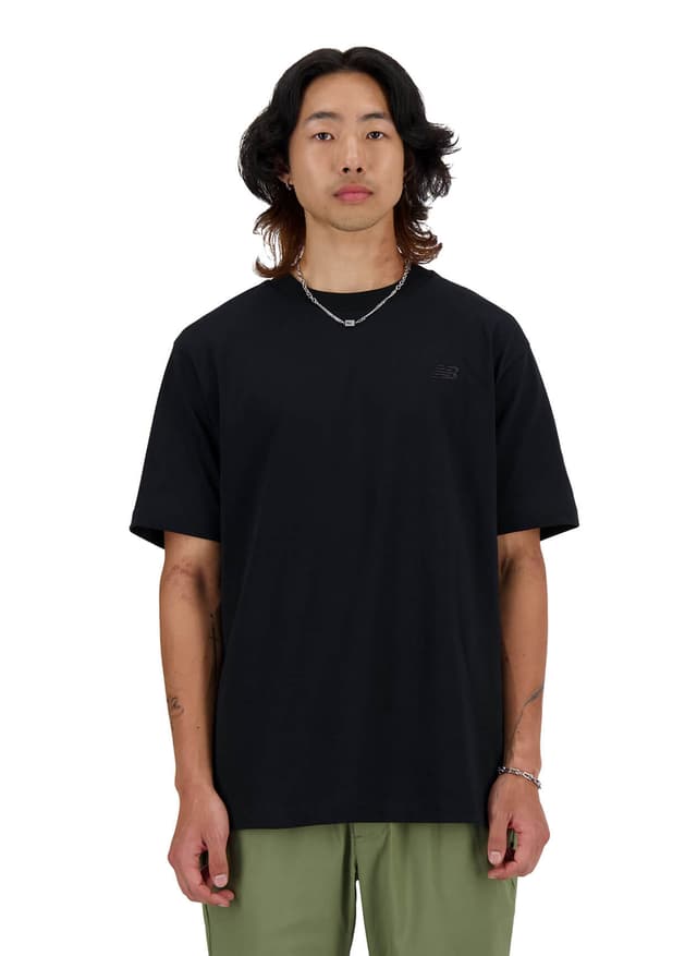 New Balance Men's Athletics Cotton T-Shirt - Black LG