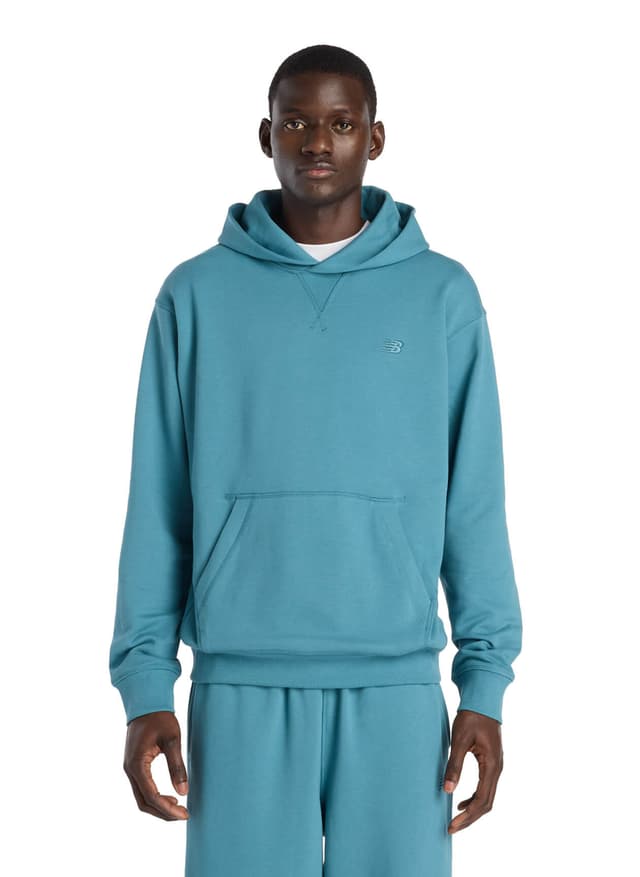 New Balance Men's Athletics French Terry Hoodie - Green LG