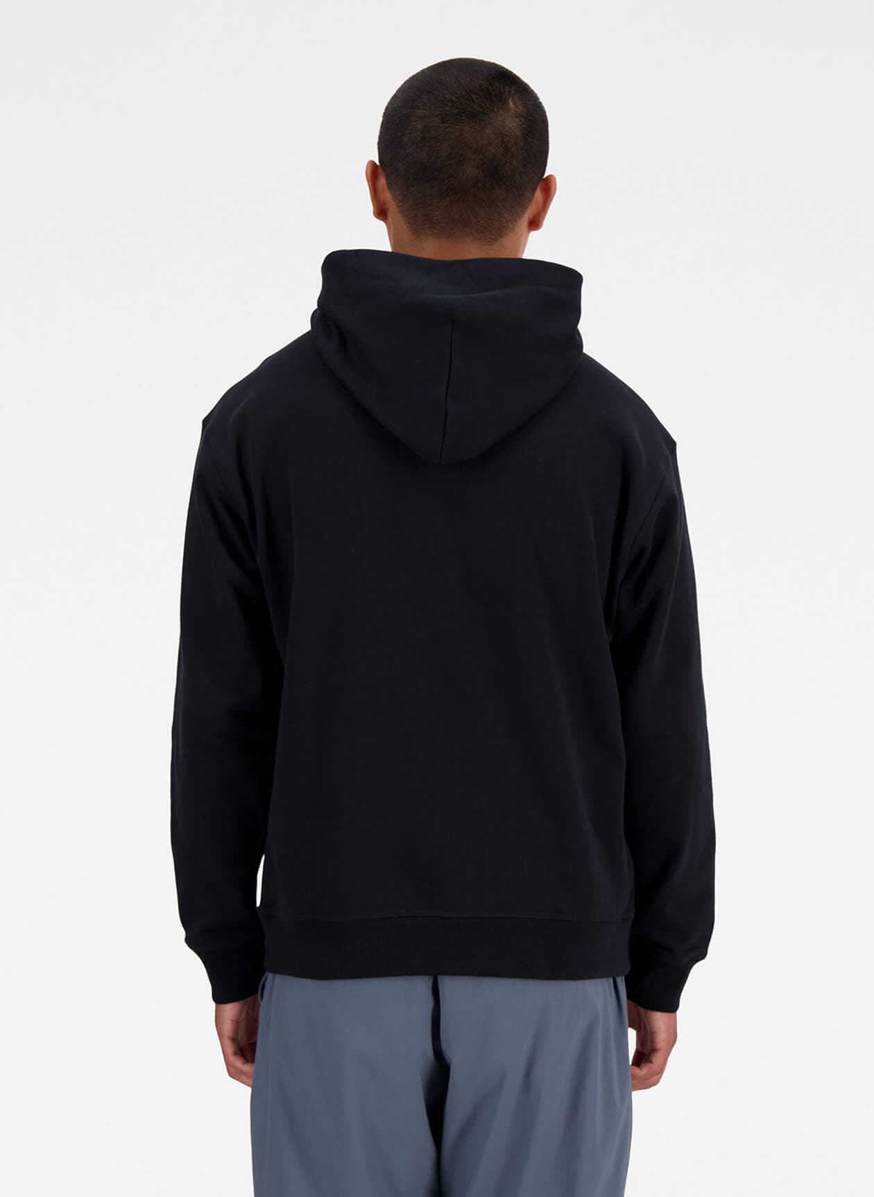 New Balance Men's Athletics French Terry Hoodie - Black LG