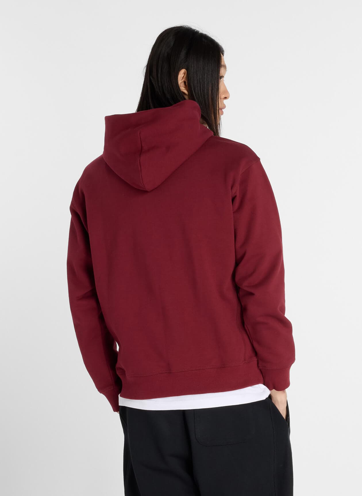 New Balance Men's Athletics French Terry Hoodie - Red LG