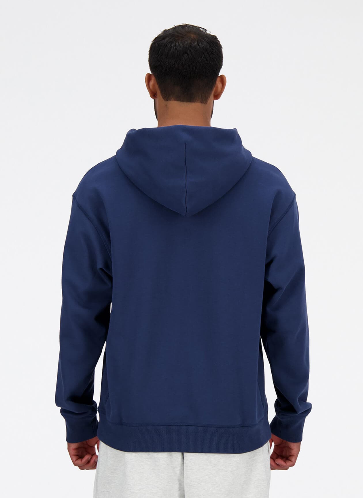 New Balance Men's Athletics French Terry Hoodie - Navy LG