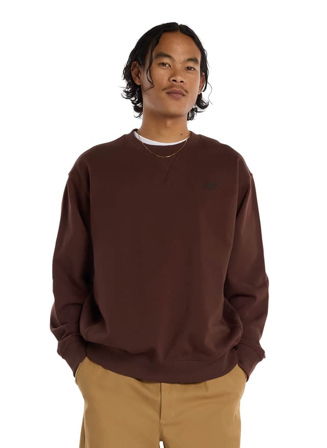 New Balance Men's Numeric French Terry Crew - Brown LG