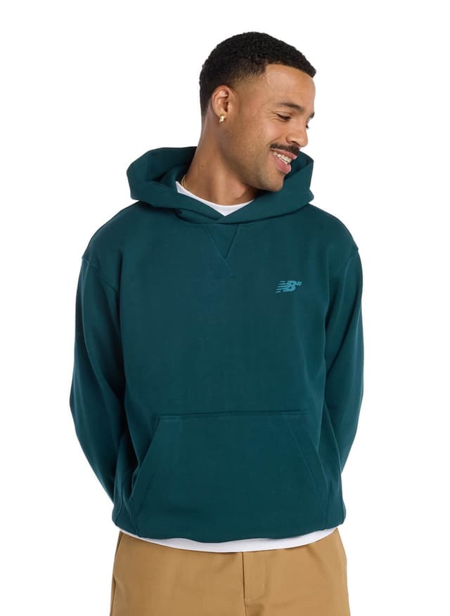 New Balance Men's Numeric French Terry Hoodie - Green LG