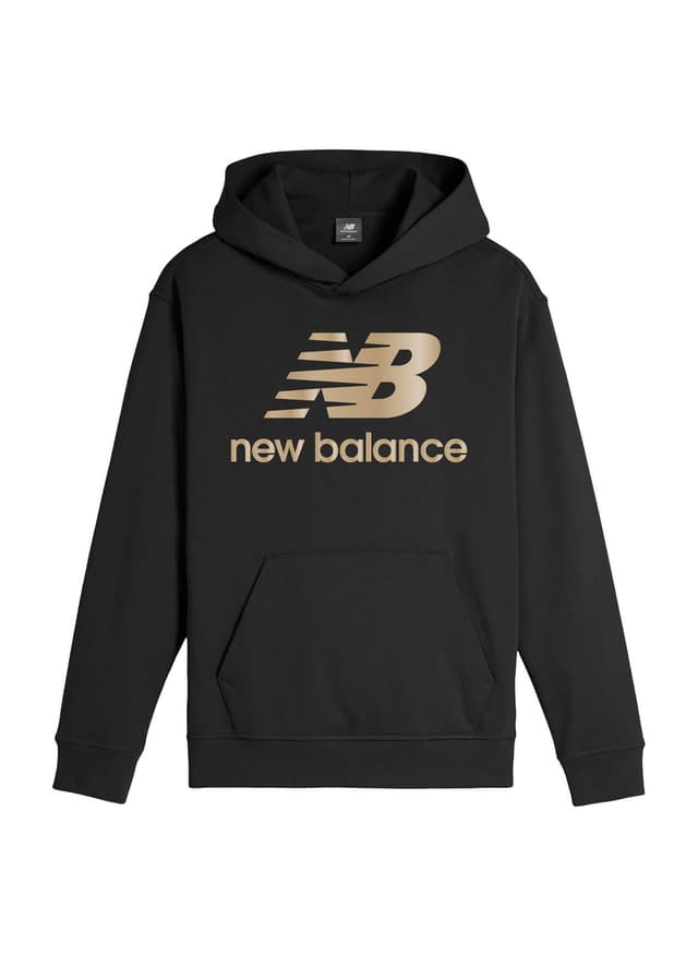 New Balance Men's Shine Stacked Hoodie - Black LG