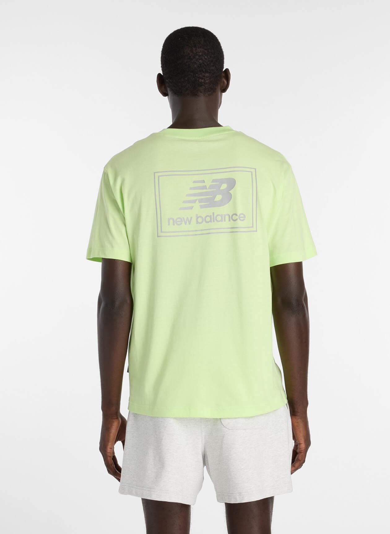 New Balance Men's Woven Label T-Shirt - Yellow 3XL
